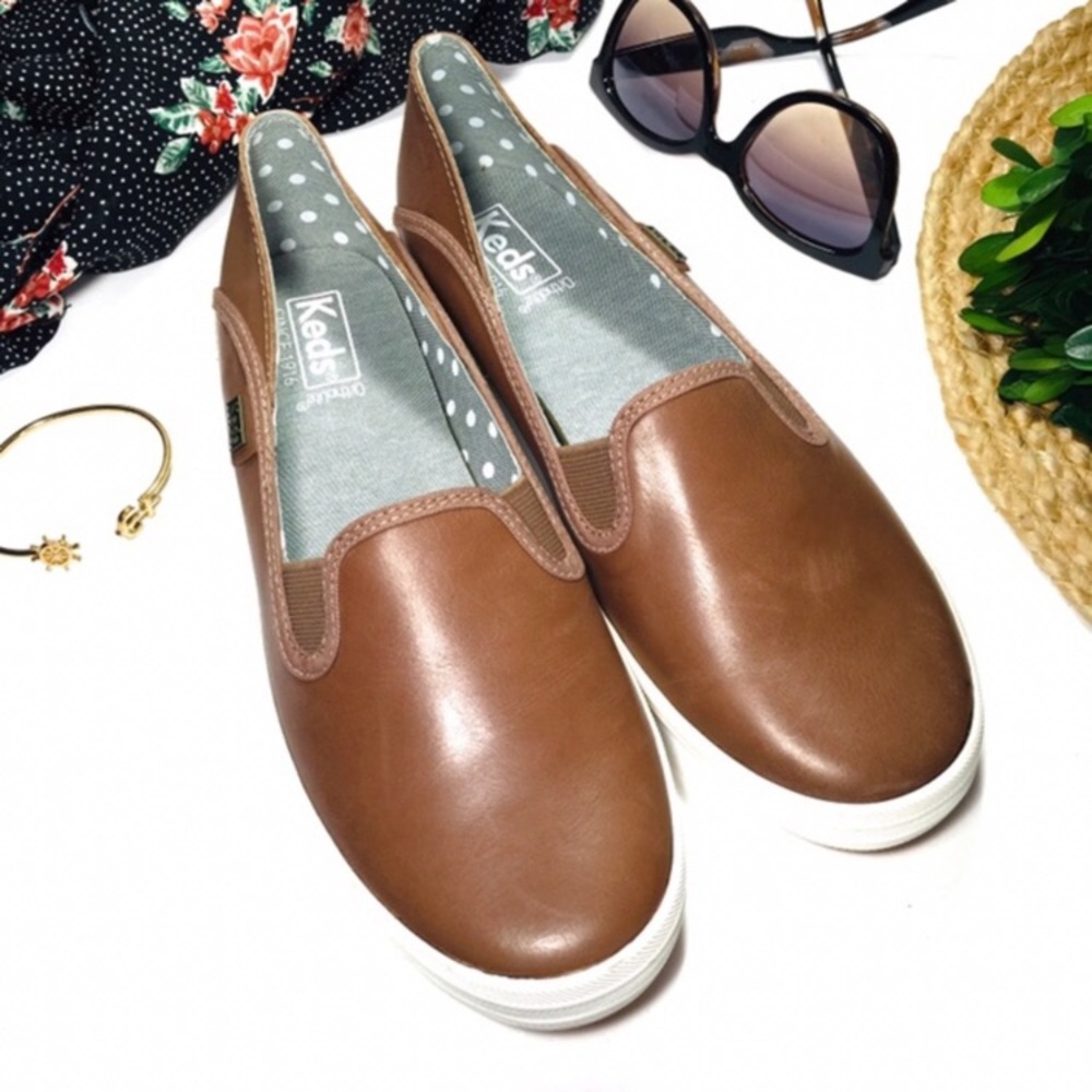 Keds Crashback leather slip on
